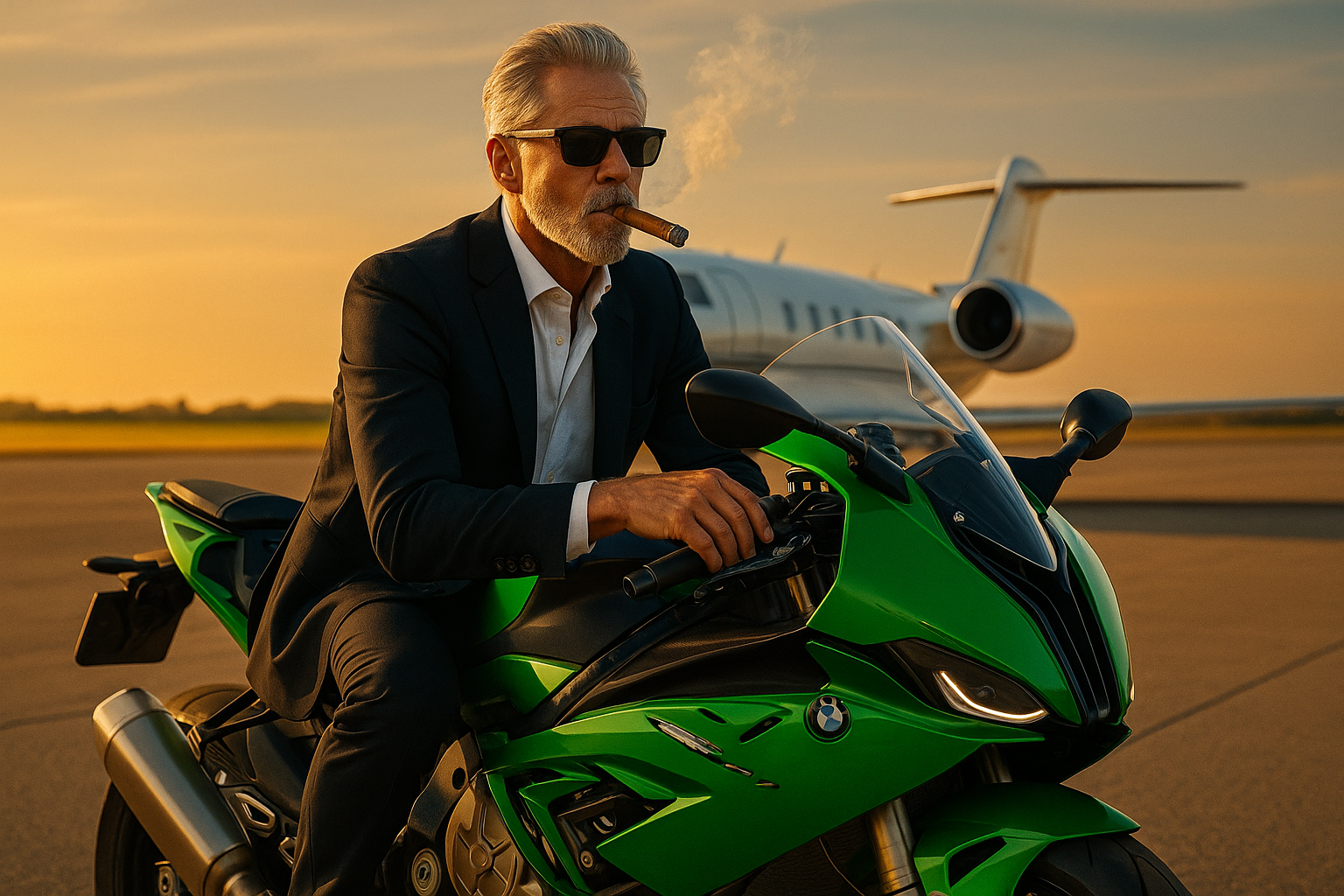 MIM on motorcycle